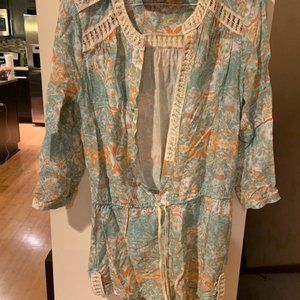 Anthroplogie intermix romper xs/p